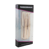 Tweezerman Rose Gold Petite Tweeze Set (1x Slant Tweezer, 1x Point Tweezer) 