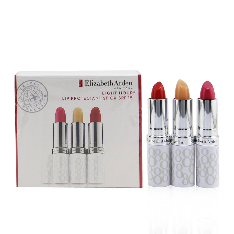 Elizabeth Arden Eight Hour Cream Lip Protectant Stick SPF 15 Trio (3x Cream Lip Stick)  3x3.7g/0.13oz