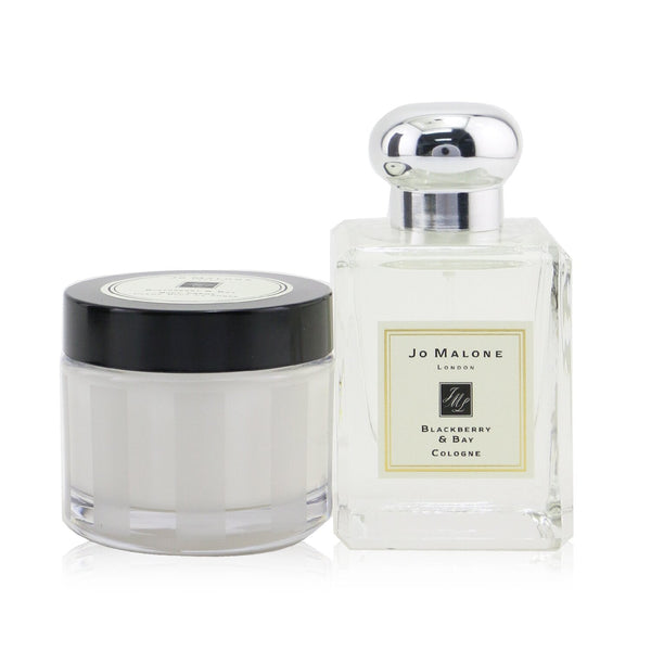 Jo Malone Blackberry & Bay Travel Kit: Cologne Spray 50ml/1.7oz + Body Cream 50ml/1.7oz + Pouch  2pcs+Pouch