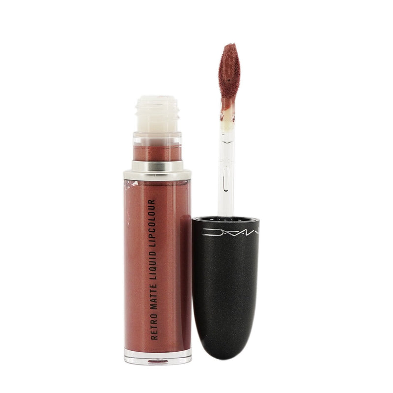 MAC Retro Matte Liquid Lipcolour - # 132 Gemz & Roses (Bronze Rose ) (Metallic)  5ml/0.17oz