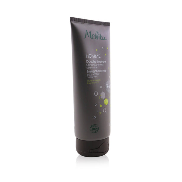 Melvita Homme Energy Shower Gel - Body & Hair (Sulfate-Free)  200ml/6.7oz