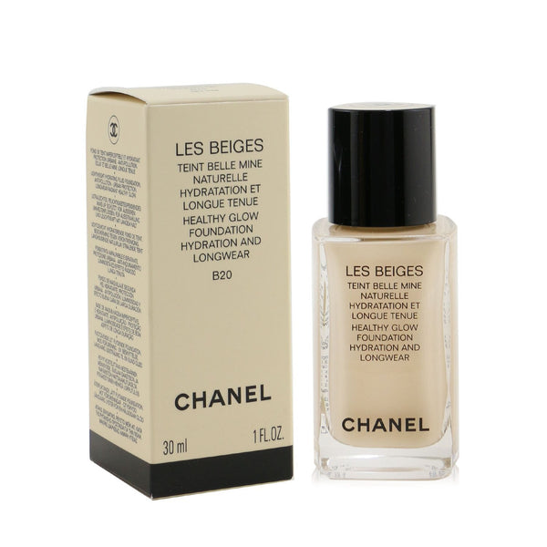 Chanel Les Beiges Teint Belle Mine Naturelle Healthy Glow Hydration And Longwear Foundation - # B20  30ml/1oz