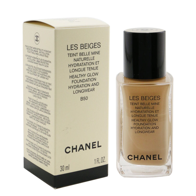 Chanel Les Beiges Teint Belle Mine Naturelle Healthy Glow Hydration And Longwear Foundation - # B50  30ml/1oz