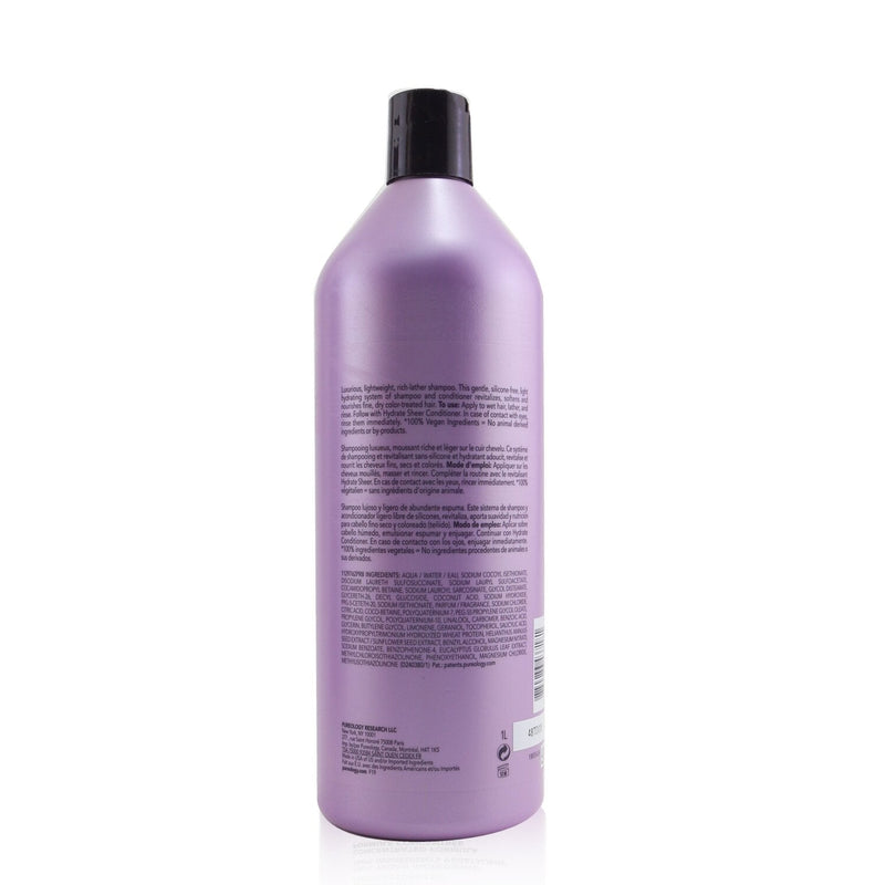 Pureology Hydrate Sheer Shampoo (For Fine, Dry, Color-Treated Hair)  1000ml/33.8oz