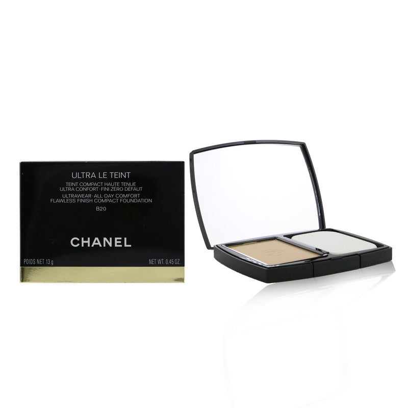 Chanel Ultra Le Teint Ultrawear All Day Comfort Flawless Finish Compact Foundation - # B20 