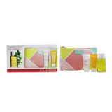 Clarins Tonic Collection: Tonic Body Treatment Oil 100ml+ Exfoliating Body Scrub 30ml+ Tonic Bath & Shower Concentrate 30ml+ Bag 