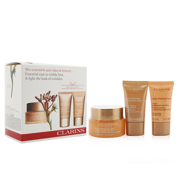 Clarins Extra-Firming Collection: Day Cream 50ml + Night Cream 15ml + Neck & Decollete Care 15ml 