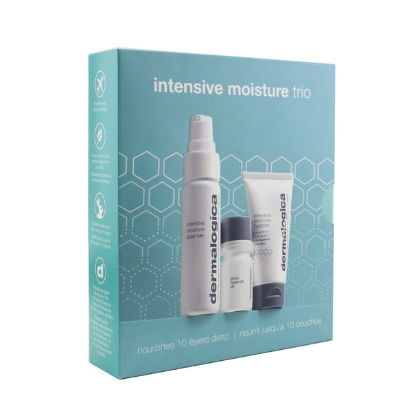Dermalogica Intensive Moisture Trio: Intensive Moisture Cleanser 30ml+ Phyto Replenish Oil 4ml+ Intensive Moisture Balance 15ml 