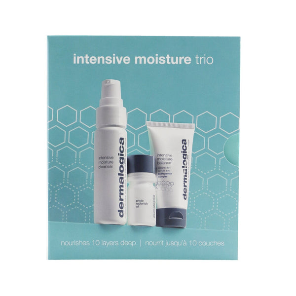 Dermalogica Intensive Moisture Trio: Intensive Moisture Cleanser 30ml+ Phyto Replenish Oil 4ml+ Intensive Moisture Balance 15ml 