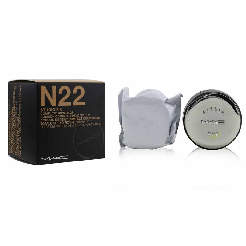 MAC Studio Fix Complete Coverage Cushion Compact SPF 50 (With An Extra Refill) - # N22 