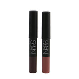 NARS Velvet Matte Lip Pencil Duo Kit - Train Bleu / Intriguing  2x1.8g/0.06oz