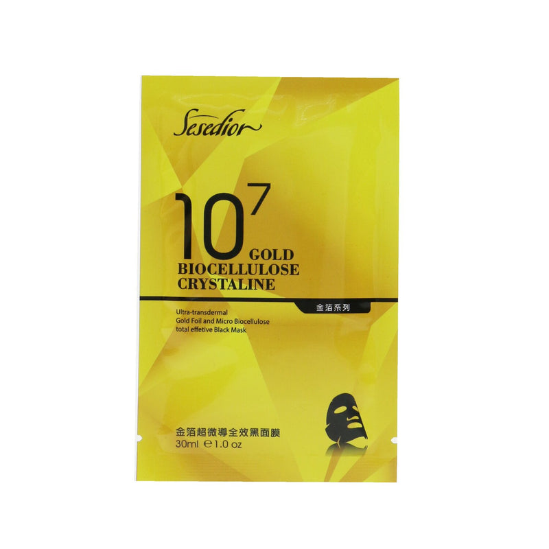 Sesedior Gold Biocellulose Total Effective Black Mask (Exp.  Date 08/02/2023)  10x30ml/1oz