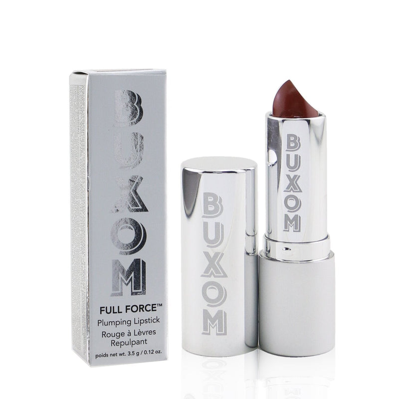 Buxom Full Force Plumping Lipstick - # Triple Threat (Deep Nude)  3.5g/0.12oz