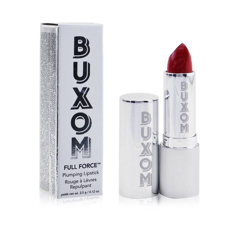 Buxom Full Force Plumping Lipstick - # Baller (True Red)  3.5g/0.12oz