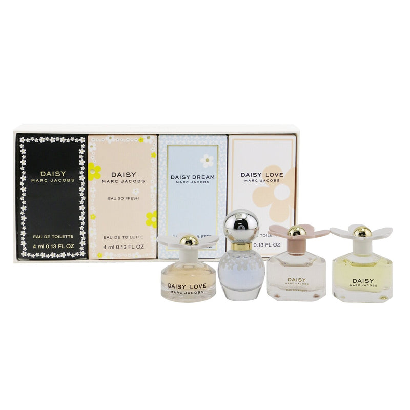 Marc Jacobs Daisy Miniature Coffret: Daisy, Daisy Eau So Fresh, Daisy Dream, Daisy Love  4x4ml/0.13oz