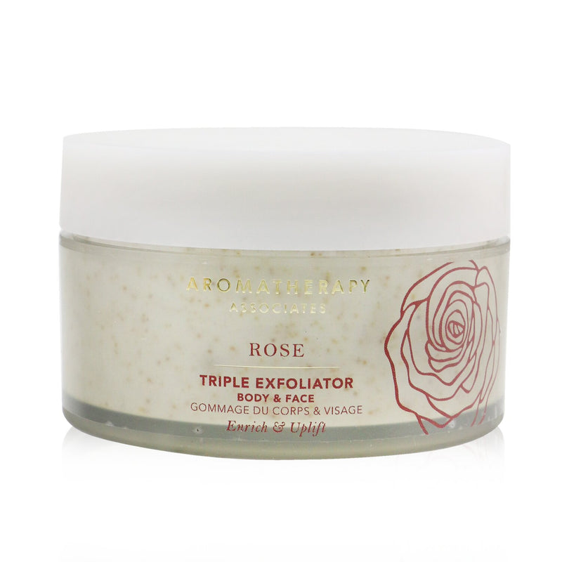 Aromatherapy Associates Rose - Triple Exfoliator (Body & Face)  200ml/6.76oz