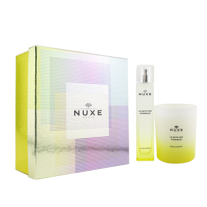 Nuxe Le Matin Des Possibles Coffret: Eau De Parfum Spray 50ml/1.6oz + Scented Candle 140g/4.9oz 