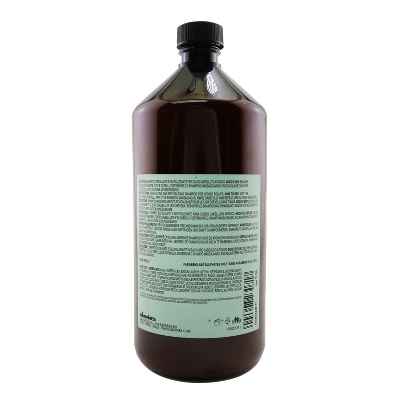 Davines Natural Tech Detoxifying Scrub Shampoo - For Atonic Scalp (Packaging Slightly Damaged) 