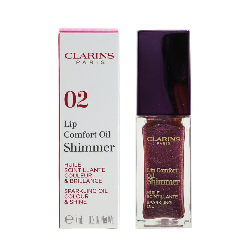Clarins Lip Comfort Oil Shimmer - # 02 Purple Rain  7ml/0.2oz