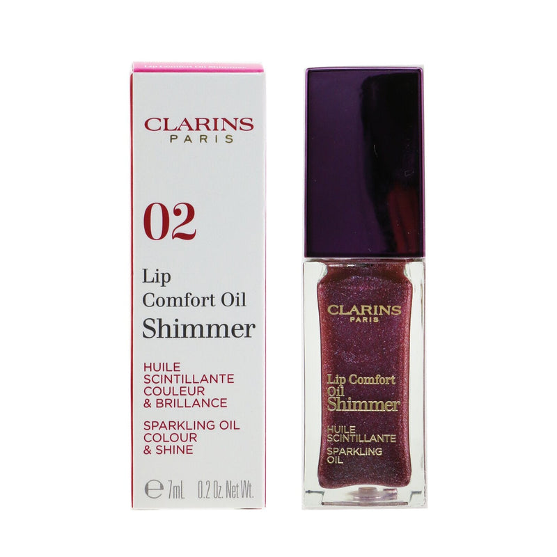 Clarins Lip Comfort Oil Shimmer - # 02 Purple Rain 