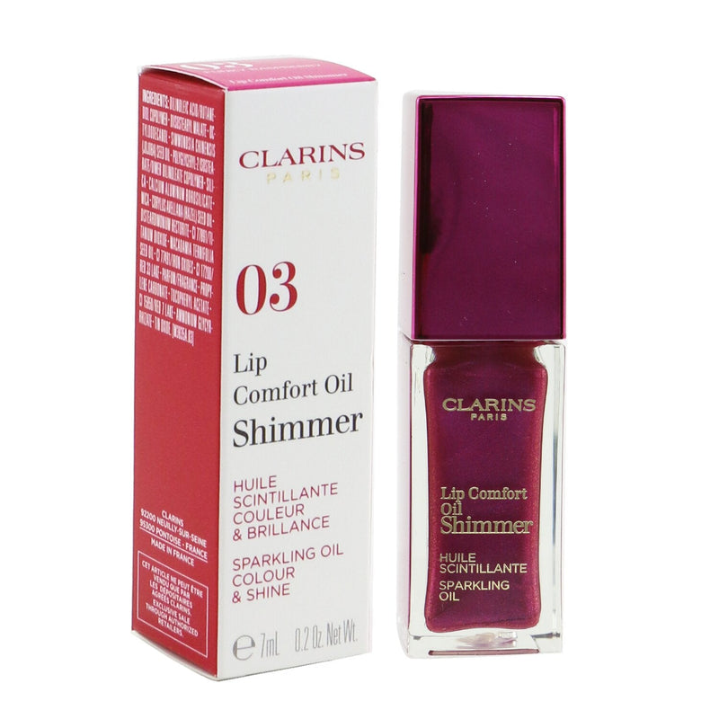 Clarins Lip Comfort Oil Shimmer - # 03 Funky Raspberry  7ml/0.2oz