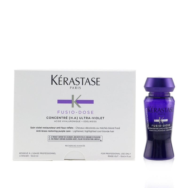 Kerastase Fusio-Dose Concentre H.A Ultra-Violet (For Lightened, Highlighted Cool Blonde Hair) 