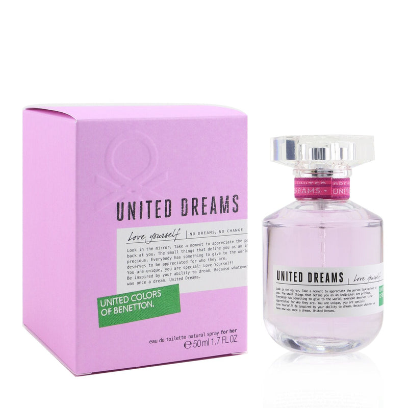 Benetton United Dreams Love Yourself Eau De Toilette Spray  50ml/1.7oz