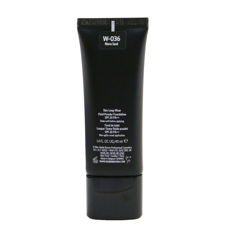Bobbi Brown Skin Long Wear Fluid Powder Foundation SPF 20 - # W-036 Warm Sand  40ml/1.4oz