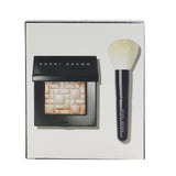 Bobbi Brown Highlighting Powder Set (1x Highlighting Powder + 1x Mini Face Brush) - #Pink Glow 