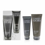 Clinique Men Cleanser + Hydrate 2-Pieces Set: Face Wash 200ml + Moisturizing Lotion 100ml  2pcs