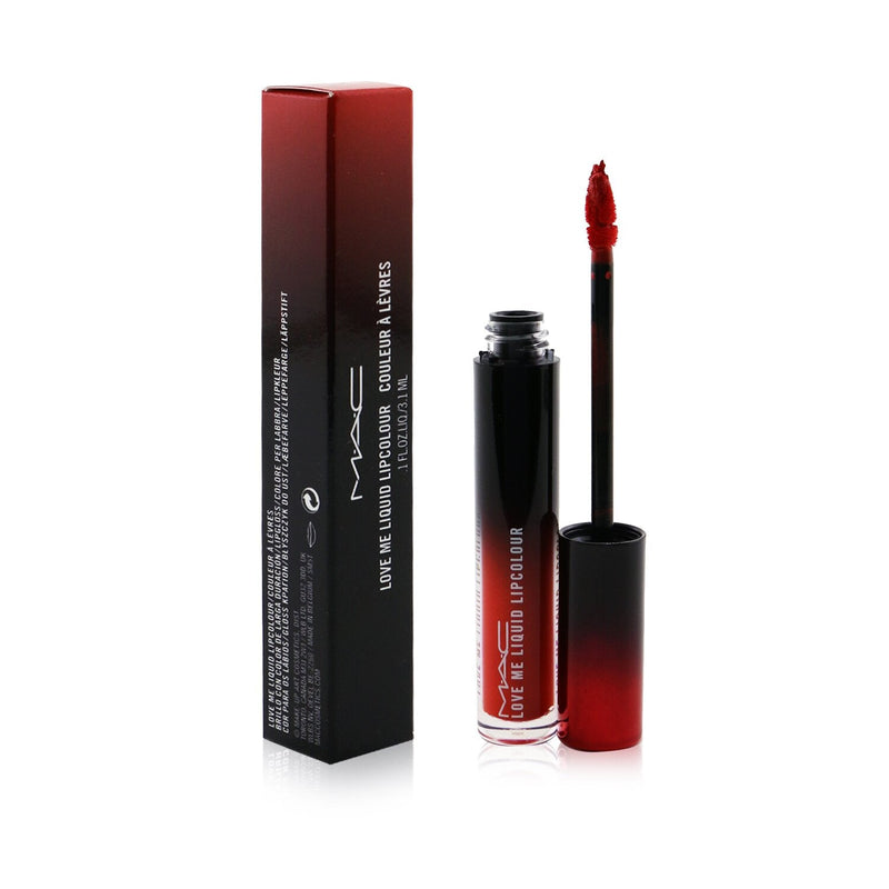 MAC Love Me Liquid Lipcolour - # 492 Yeah, I'm Fancy (Intense Red Orange)  3.1ml/0.1oz