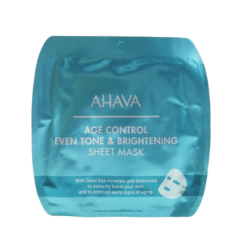 Ahava Age Control Even Tone & Brightening Sheet Mask 