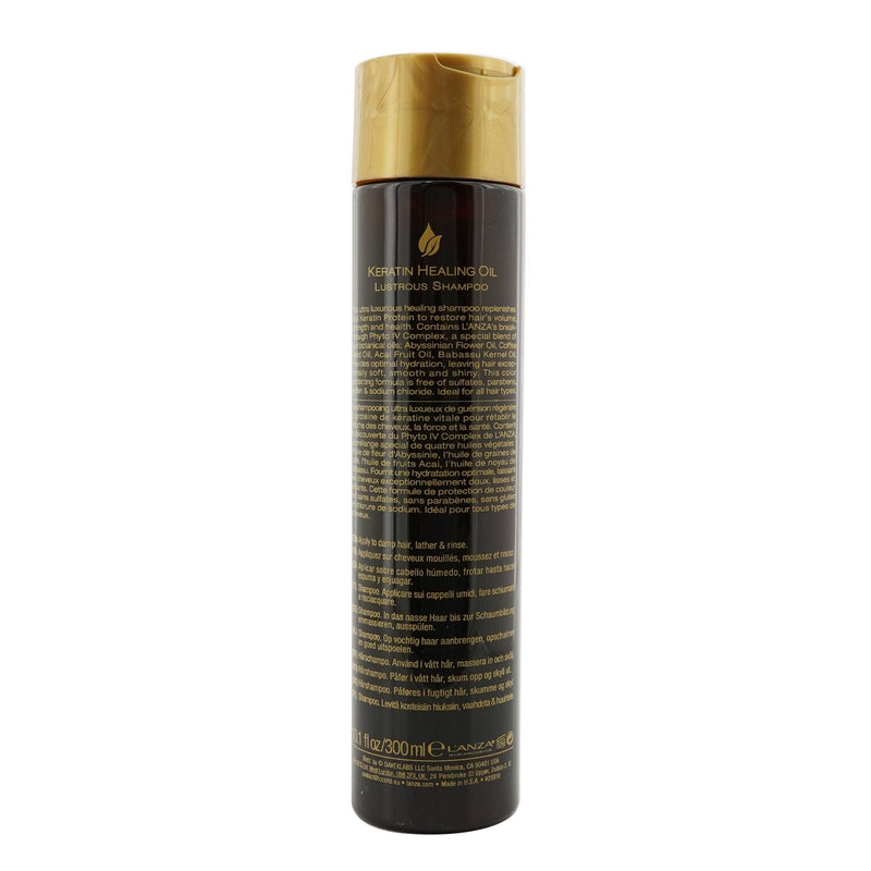 Lanza Keratin Healing Oil Lustrous Shampoo (Box Slightly Damaged)  300ml/10.1oz