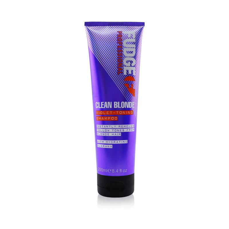 Fudge Clean Blonde Violet-Toning Shampoo (Removes Yellow Tones From Blonde Hair)  250ml/8.4oz