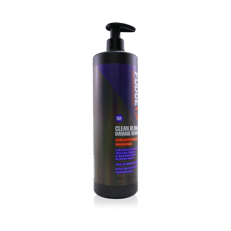 Fudge Clean Blonde Damage Rewind Violet-Toning Shampoo  1000ml/33.8oz