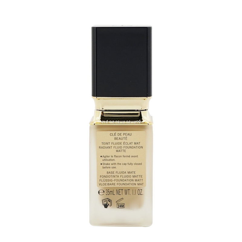 Cle De Peau Radiant Fluid Foundation Matte SPF 20 - # I10 Very Light Ivory 