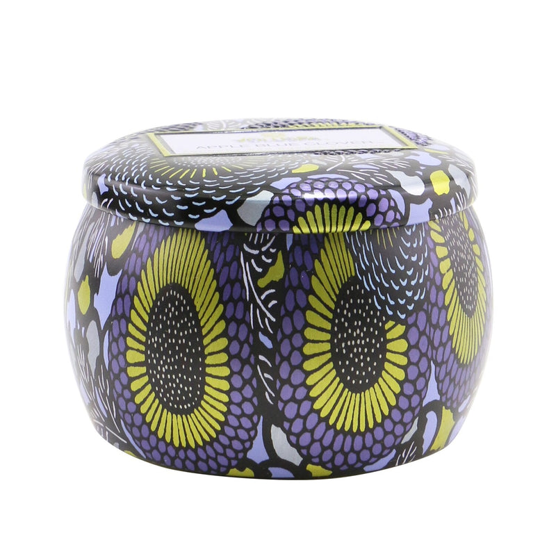 Voluspa Mini Tin Candle - Apple Blue Clover 