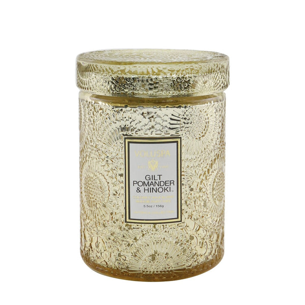 Voluspa Small Jar Candle - Gilt Pomander & Hinoki  156g/5.5oz