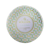 Voluspa 3 Wick Decorative Tin Candle - Laguna  340g/12oz