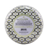 Voluspa 3 Wick Decorative Tin Candle - Gardenia Colonia 