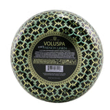 Voluspa 3 Wick Decorative Tin Candle - French Linen  340g/12oz