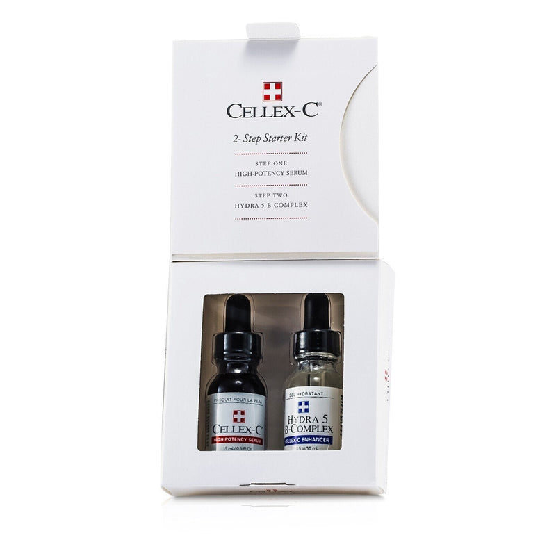 Cellex-C High Potency Serum 2 Step Starter Kit: High Potency Serum + Hydra 5 B-Complex (Exp. Date: 12/2021)  2x15ml/0.5oz