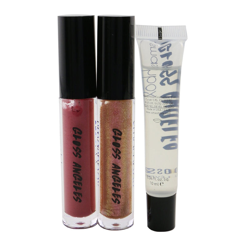 Smashbox Gloss Angeles Trio Set (3x Lip Gloss) (Box Slightly Damaged)  3x4ml/0.13oz