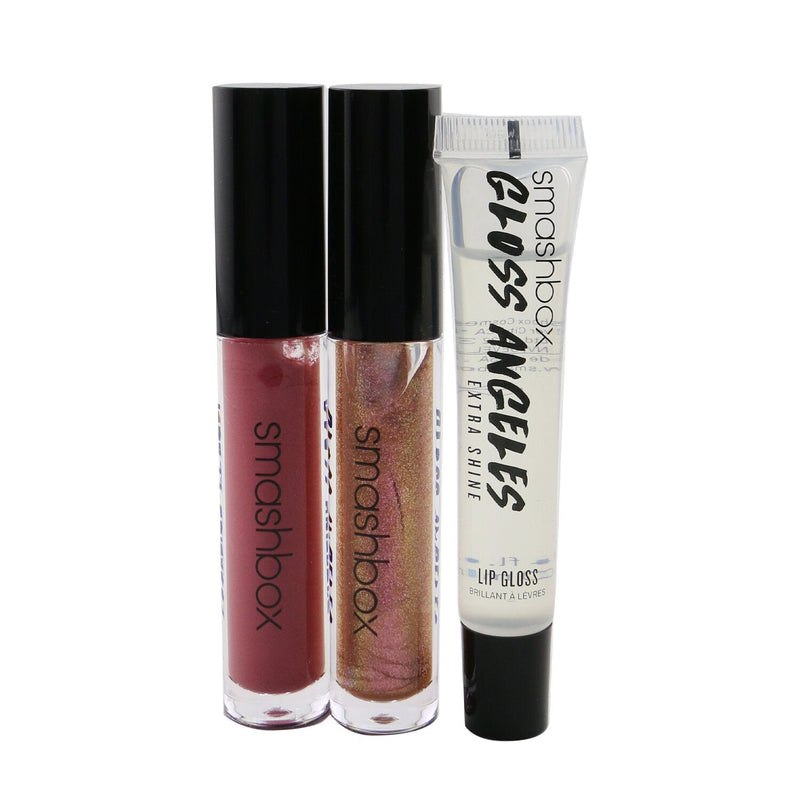 Smashbox Gloss Angeles Trio Set (3x Lip Gloss) (Box Slightly Damaged)  3x4ml/0.13oz
