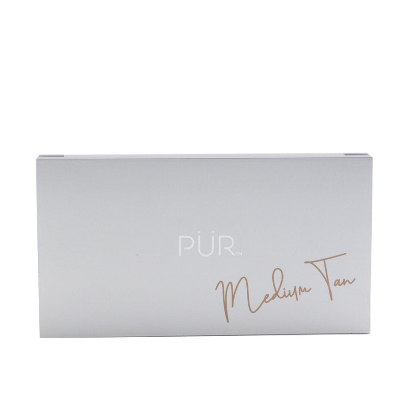 PUR (PurMinerals) 4 in 1 Skin Perfecting Powders Face Palette (1x Setting Powder, 1x Bronzer, 1x Highlighter, 1x Blush) - # Medium Tan  15g/0.53oz