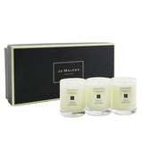 Jo Malone Candle Trio Coffret: English Pear & Freesia, Lime Basil & Mandarin, Peony & Blush Suede  3x60g/2.1oz