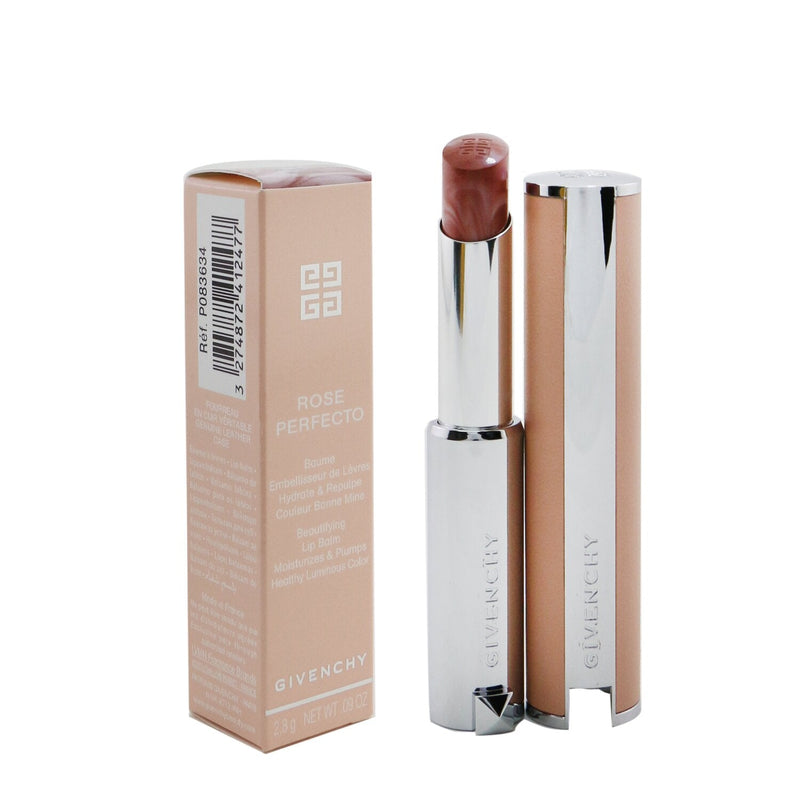 Givenchy Rose Perfecto Beautifying Lip Balm - # 110 Milky Nude (Brown-Beige)  2.8g/0.09oz