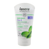 Lavera Pure Beauty 3 In 1 Wash, Scrub, Mask - For Blemished & Combination Skin 