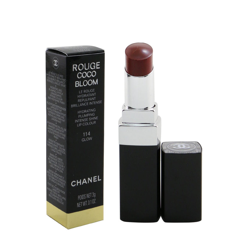 Chanel Rouge Coco Bloom Hydrating Plumping Intense Shine Lip Colour - # 114 Glow  3g/0.1oz