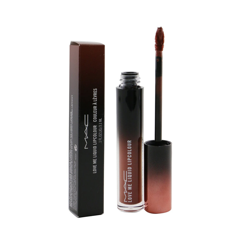 MAC Love Me Liquid Lipcolour - # 499 Coffee & Cigs (Grey Brown)  3.1ml/0.1oz